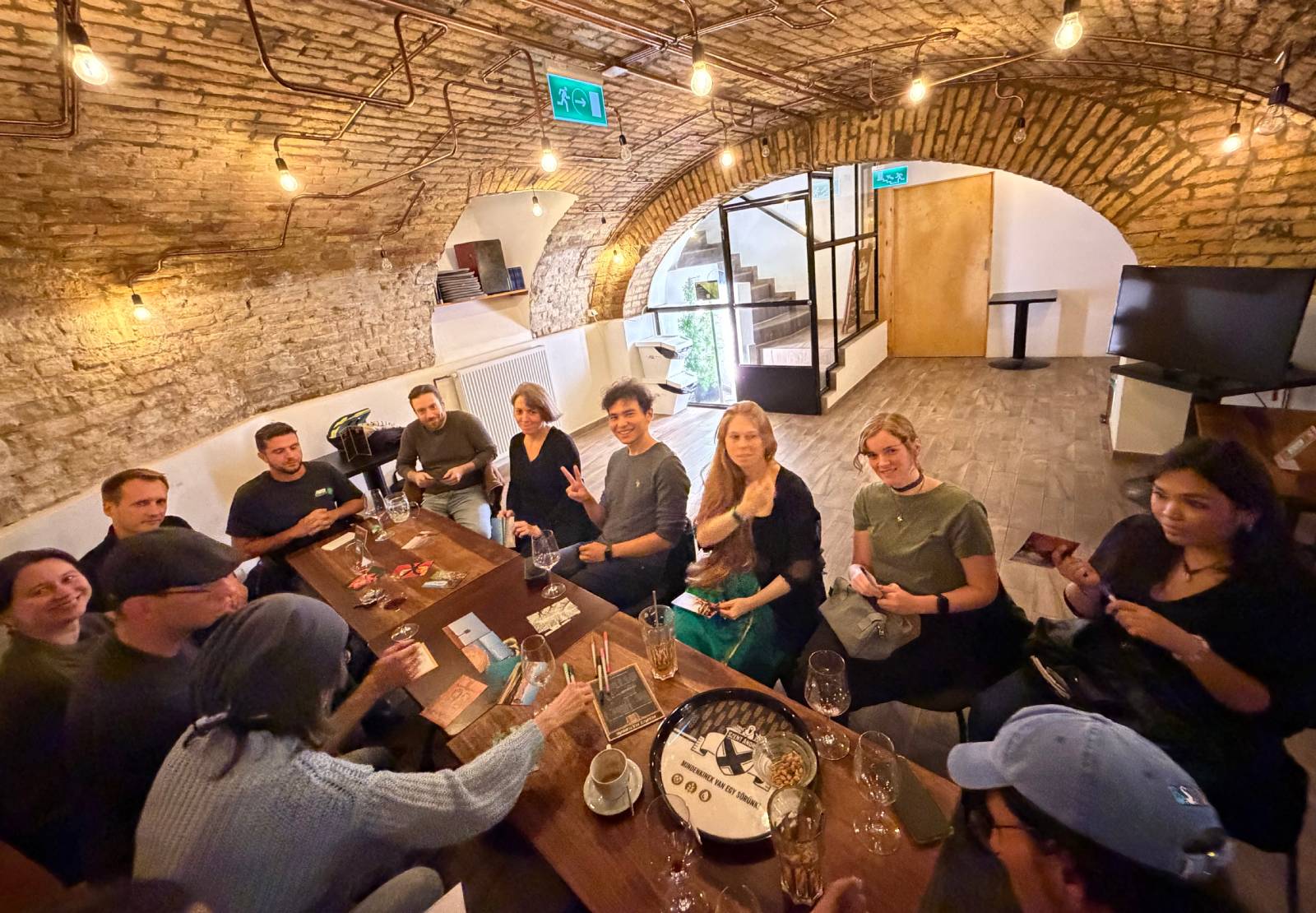 Philosophy Club gathering at Kovász Kultúrbár